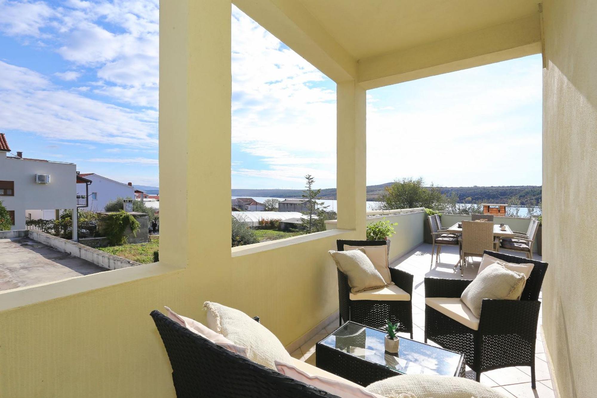Seaview Apartment Aida Posedarje Ngoại thất bức ảnh